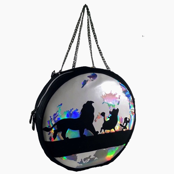 Disney Lion King Round Convertible Backpack Crossbody Circle Handbag by FanTC - Picture 4 of 6